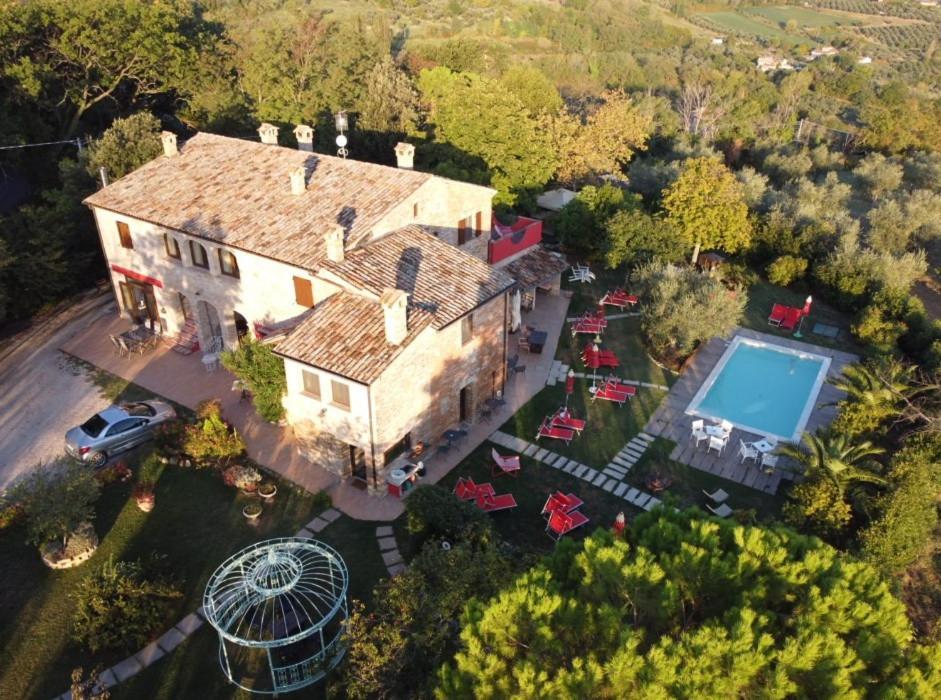 Agriturismo Corte Decia Saludecio Bagian luar foto